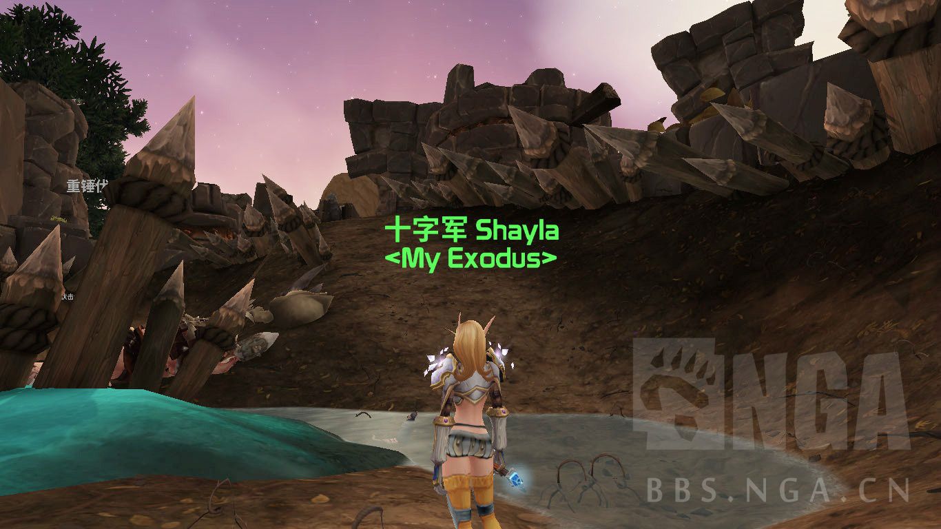 《魔兽世界》DK幻化:忘却黑暗风 试一试银色主题踏云腿甲