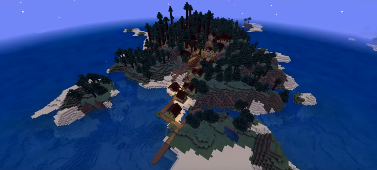 我的世界:你真的会玩生存?送你10个孤岛种子,能玩下来才是大佬