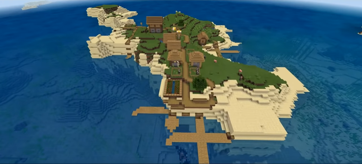 我的世界:你真的会玩生存?送你10个孤岛种子,能玩下来才是大佬