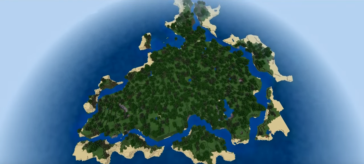 我的世界:你真的会玩生存?送你10个孤岛种子,能玩下来才是大佬