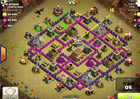 部落战争coc:飞龙气球流稳打八本三星思路与攻略