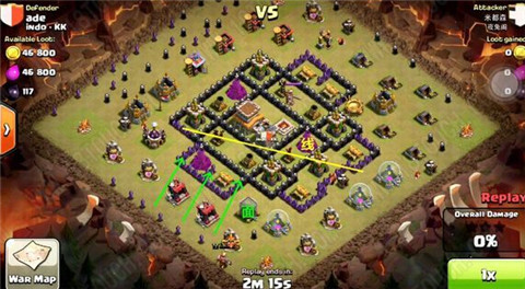 部落战争coc:飞龙气球流稳打八本三星思路与攻略