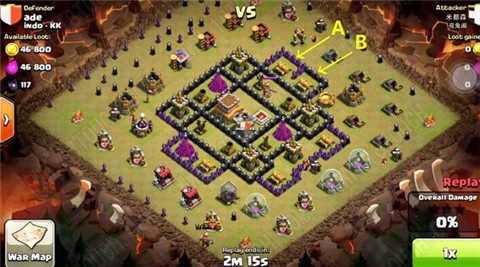 部落战争coc:飞龙气球流稳打八本三星思路与攻略