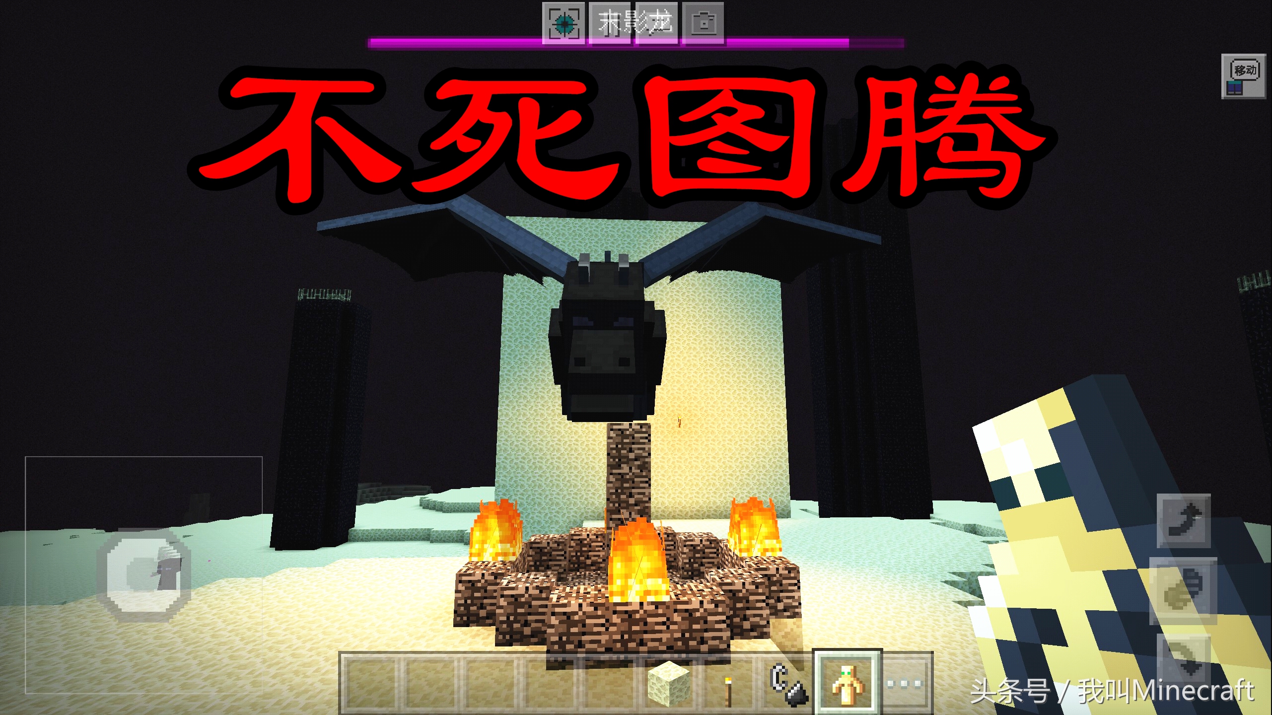 我的世界:末影龙究竟该怎么打?萌新带弓箭,老玩家却带上这些!