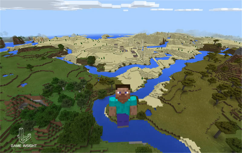 我的世界:手机版有史以来最好的种子,61种地形几乎全部覆盖!