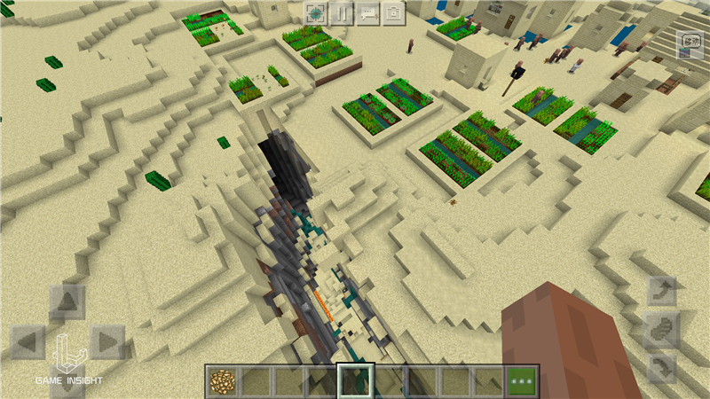 我的世界:手机版有史以来最好的种子,61种地形几乎全部覆盖!