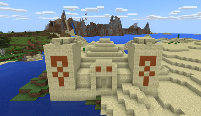 我的世界:手机版有史以来最好的种子,61种地形几乎全部覆盖!