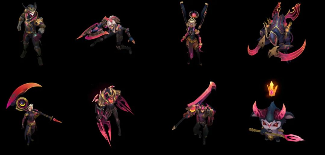 LOL:8款炫彩后续将加入代币兑换,包括两款T2皮肤炫彩