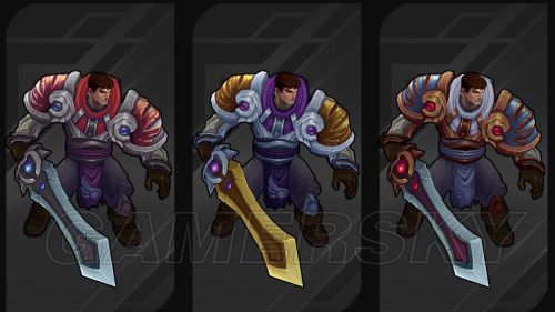 LOL12000场盖伦谈谈皮肤的手感,你喜欢哪个皮肤