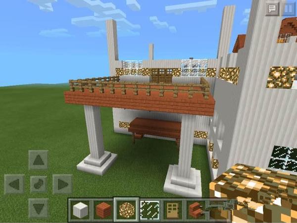 MC我的世界-别墅 制作教程,轻松get~