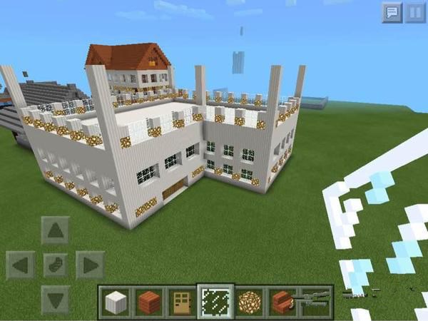 MC我的世界-别墅 制作教程,轻松get~