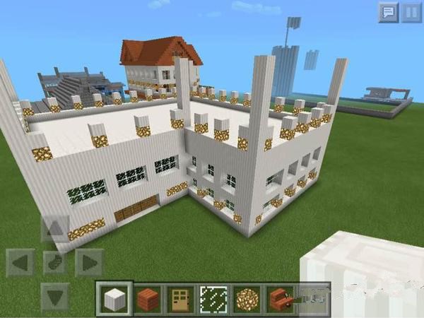 MC我的世界-别墅 制作教程,轻松get~