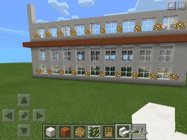 MC我的世界-别墅 制作教程,轻松get~