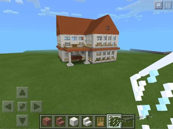 MC我的世界-别墅 制作教程,轻松get~