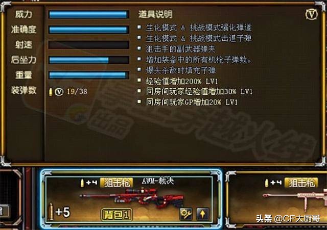 CF中的这些英雄武器你都拥有么?都有特色但却是冷门神器