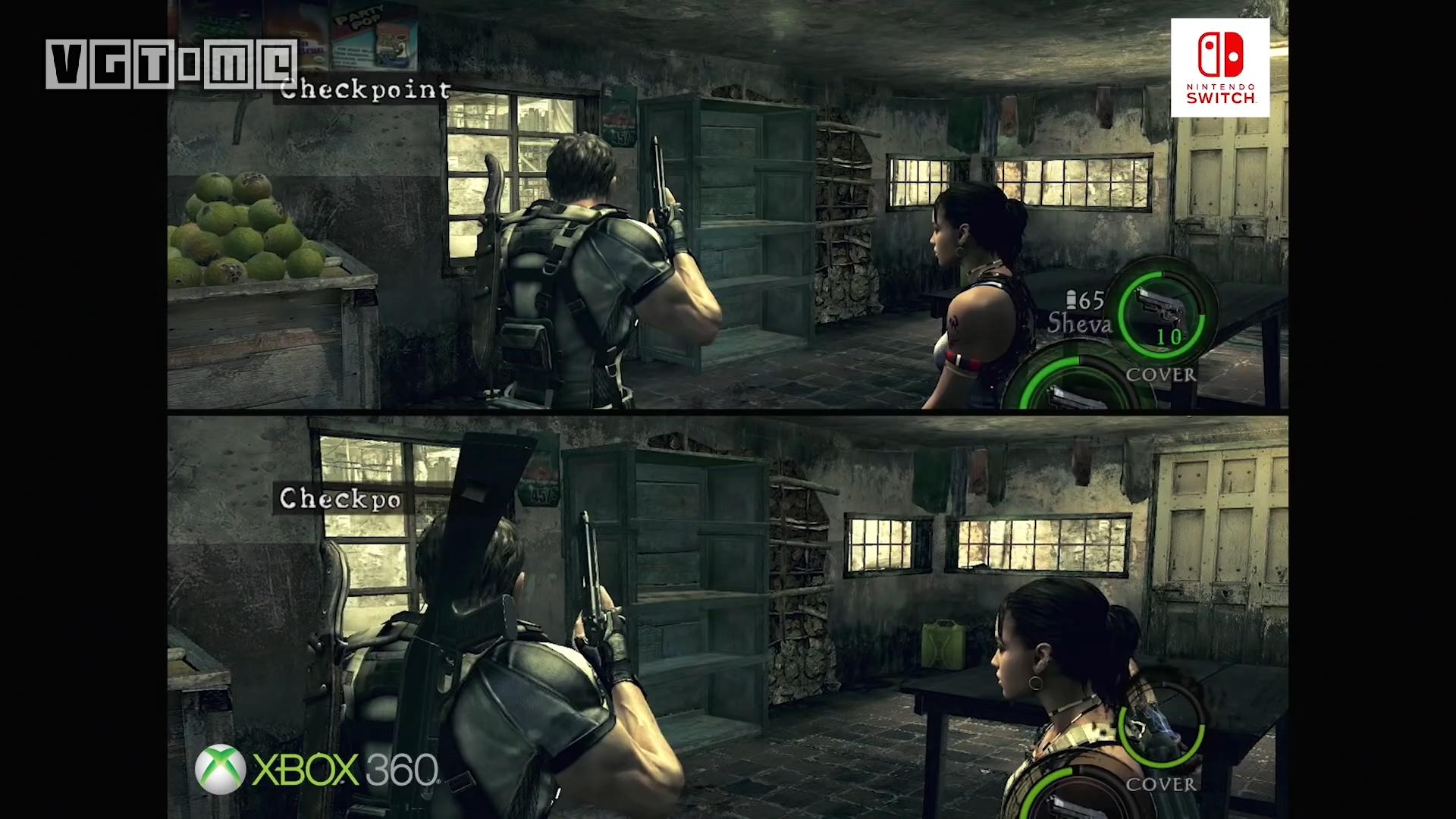 Switch《生化危机5/6》DF画面分析：画面优秀，帧数堪忧