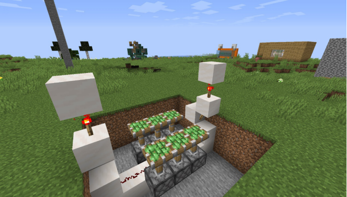 《我的世界》全自动活塞门详解教程 看完之后你也是红石大神