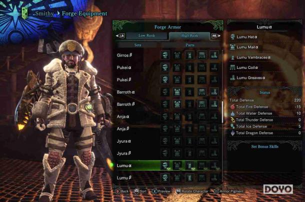 兼顾时尚与实用的《怪物猎人:世界》防具搭配