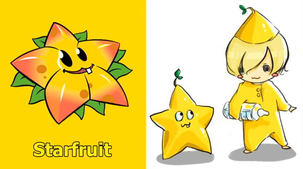 《植物大战僵尸》拟人化后,星星果变成了拿奶瓶的小正太!