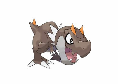 《宝可梦》图鉴696:大颚的破坏力足以嚼碎汽车——宝宝暴龙