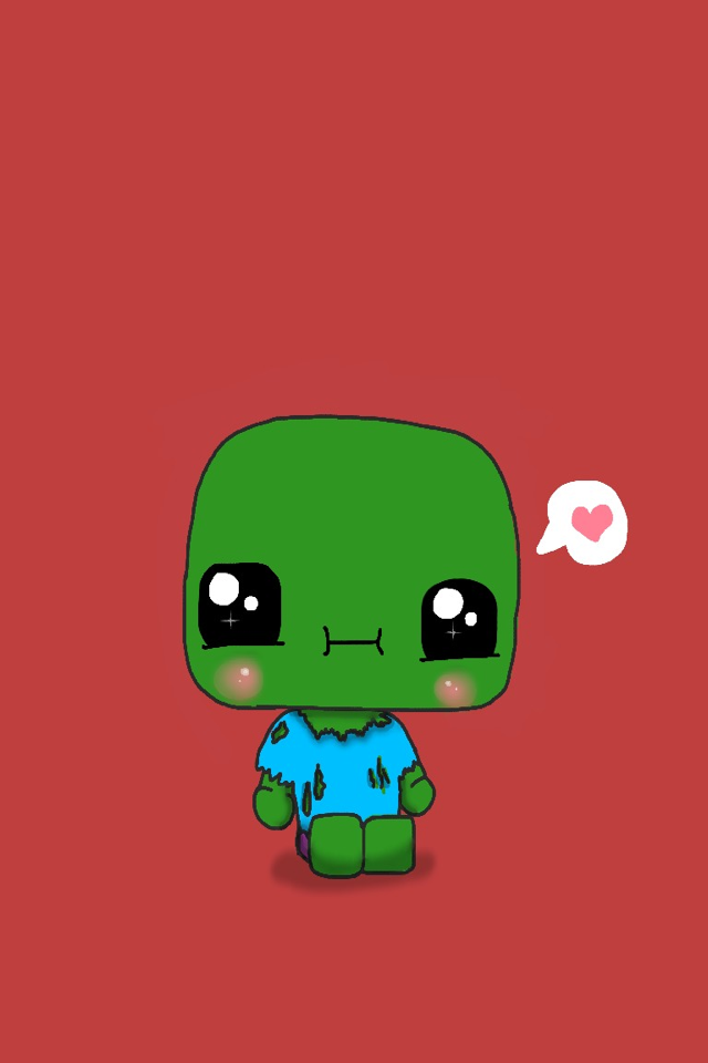 我的世界:精美壁纸分享~苦力怕:我在等一个有勇气爱我的人