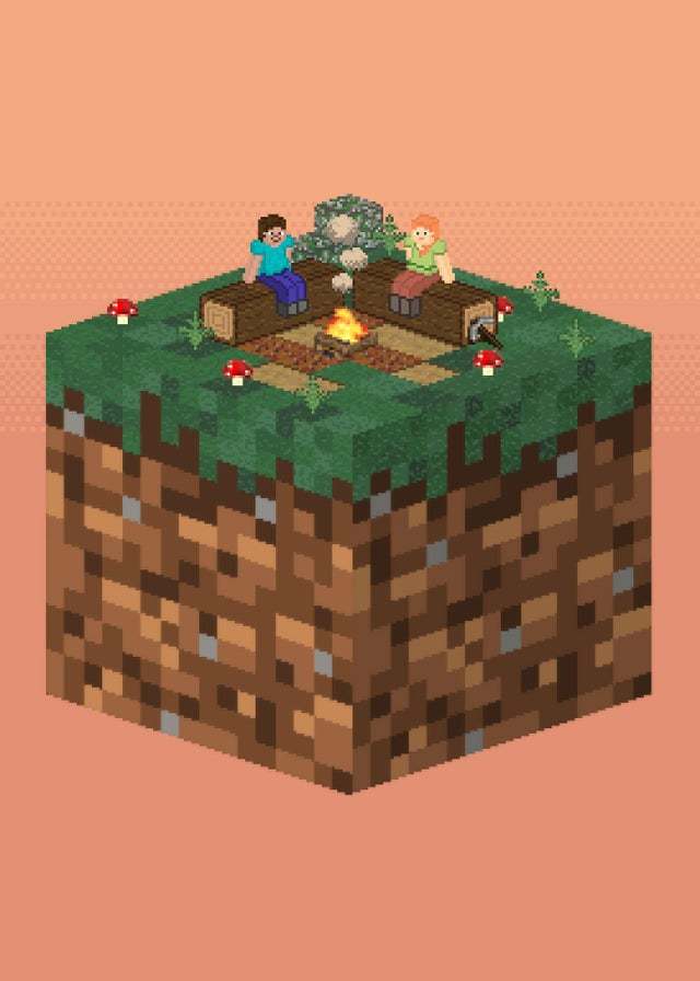 我的世界:精美壁纸分享~苦力怕:我在等一个有勇气爱我的人