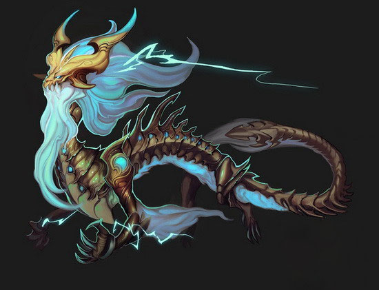 LOL曾经被删除的中国英雄:敖兴,一个可以掌握风雨的中国龙