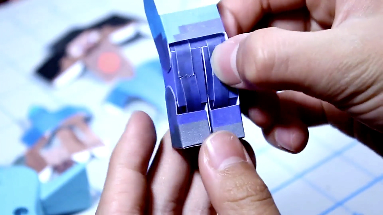 我的世界:国内狂人用纸制作史蒂夫,结构简单还能动,想拥有吗?