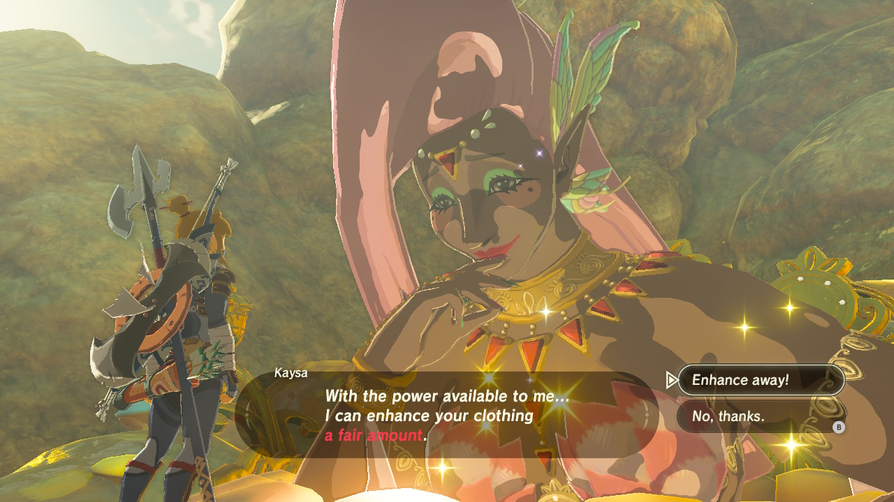 塞尔达传说:荒野之息 装备升级位置大全(大仙女喷泉位置)