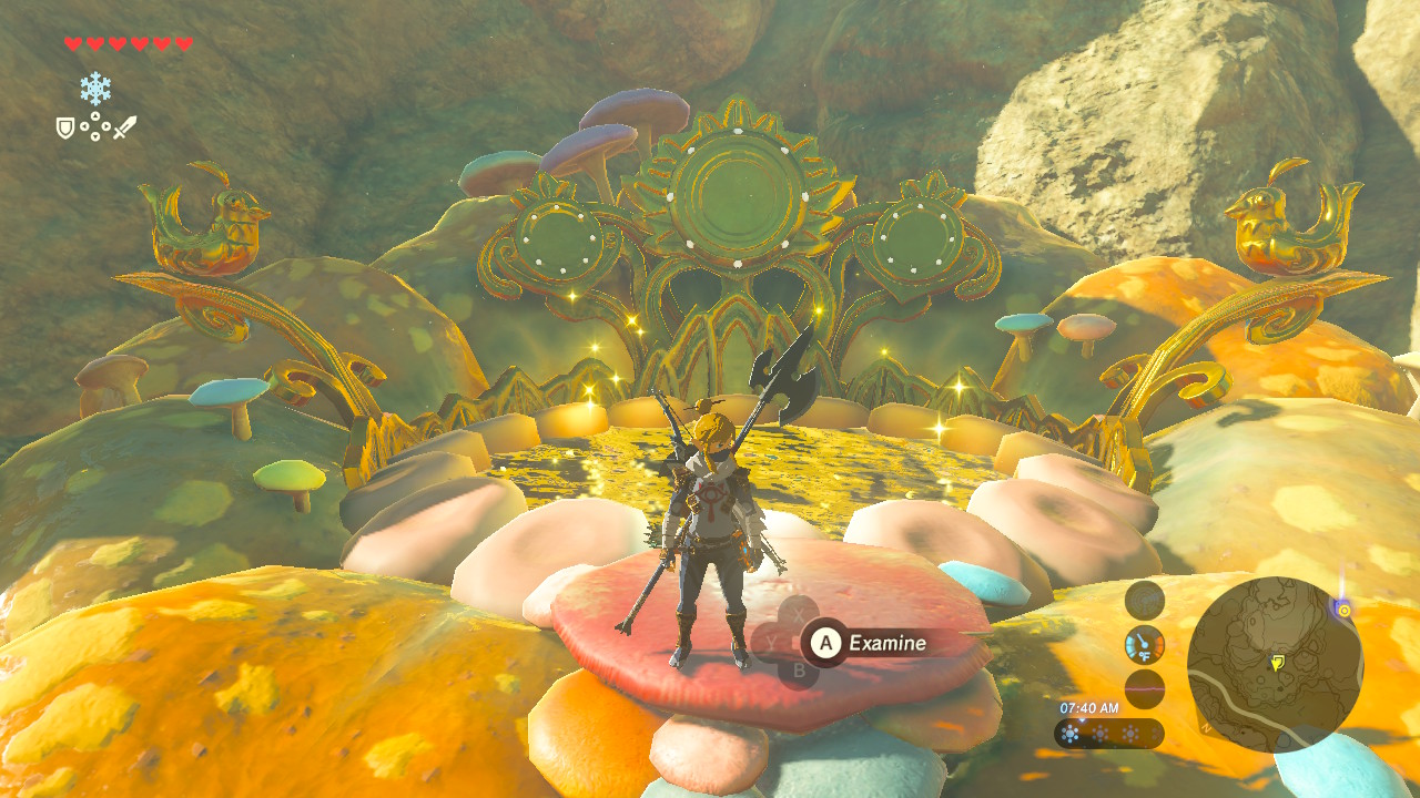 塞尔达传说:荒野之息 装备升级位置大全(大仙女喷泉位置)