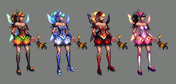 DNF历年国庆新年套全部合集，有些价值超越天空，几乎绝迹