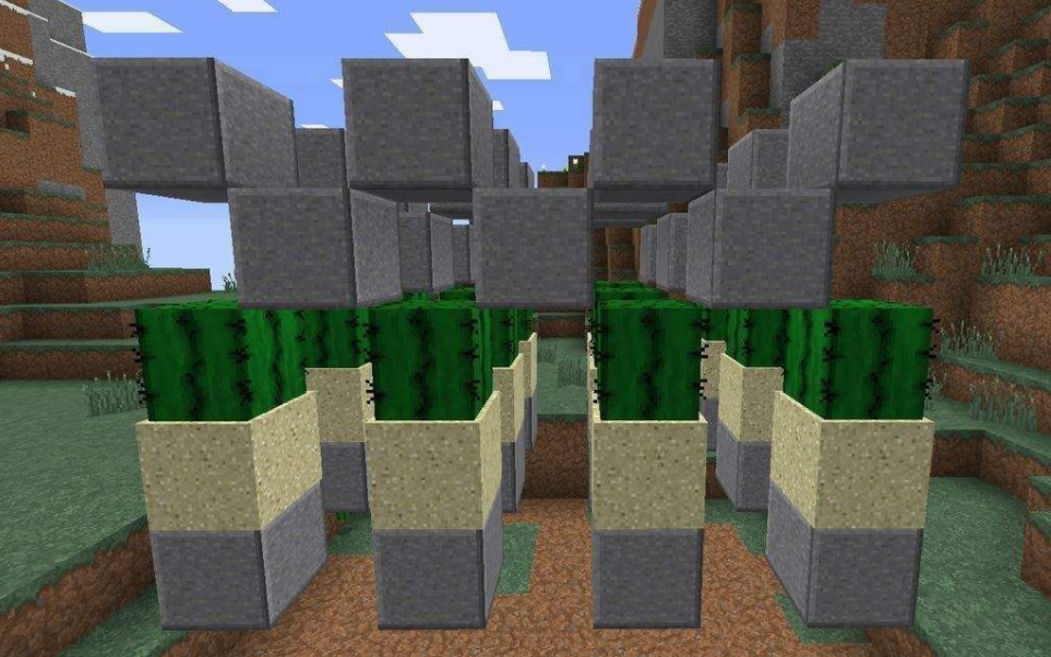 我的世界:仙人掌真是无敌,不仅能提供物资,还能变成厉害的武器