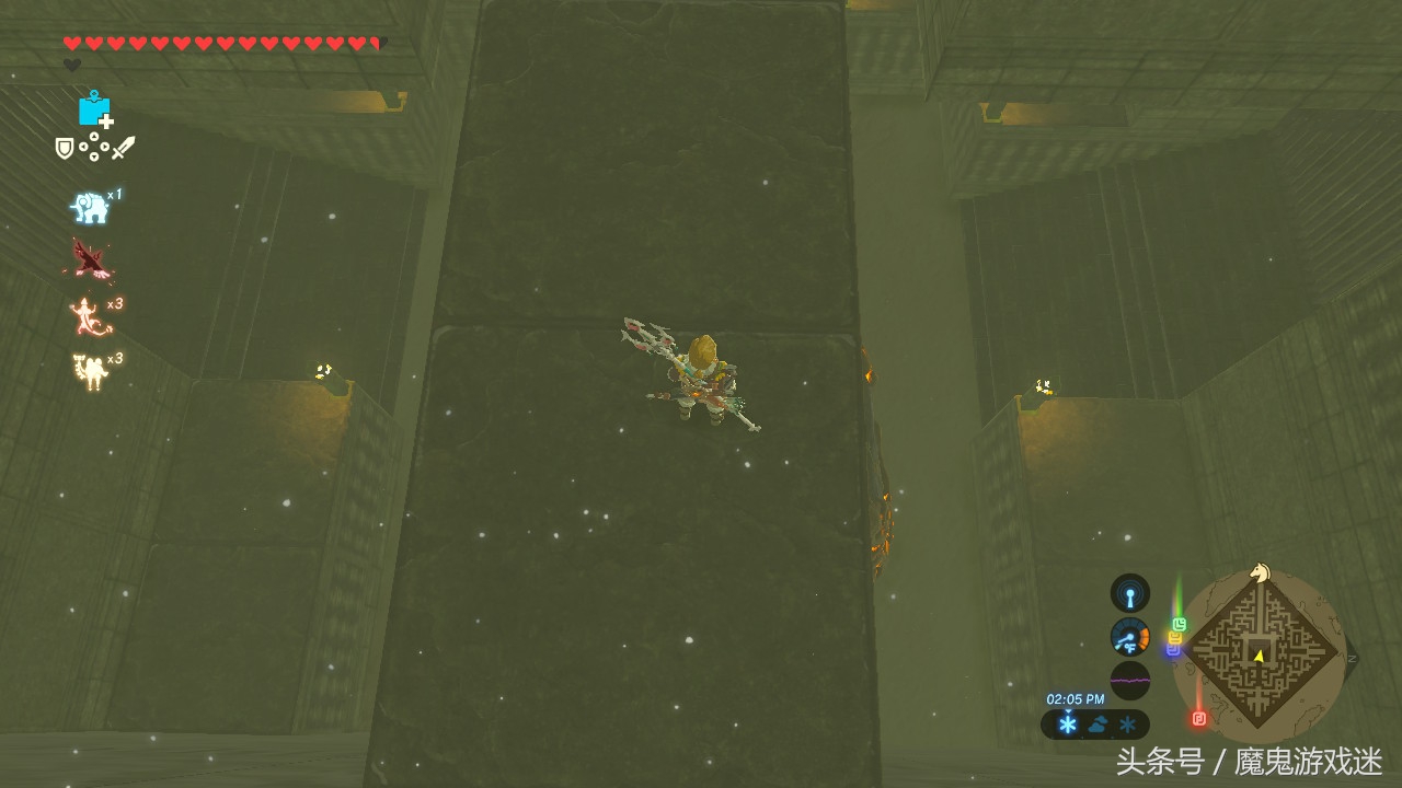 塞尔达传说：荒野之息 大迷宫（二）雪山迷宫走法 获野蛮人护腿