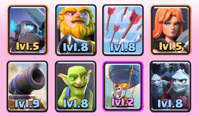 哪些年我们玩过的阵容，《皇室战争》6-8阶最强卡组大集合