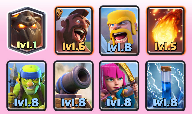 哪些年我们玩过的阵容，《皇室战争》6-8阶最强卡组大集合