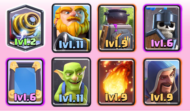 哪些年我们玩过的阵容，《皇室战争》6-8阶最强卡组大集合