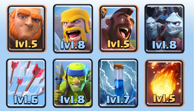 哪些年我们玩过的阵容，《皇室战争》6-8阶最强卡组大集合