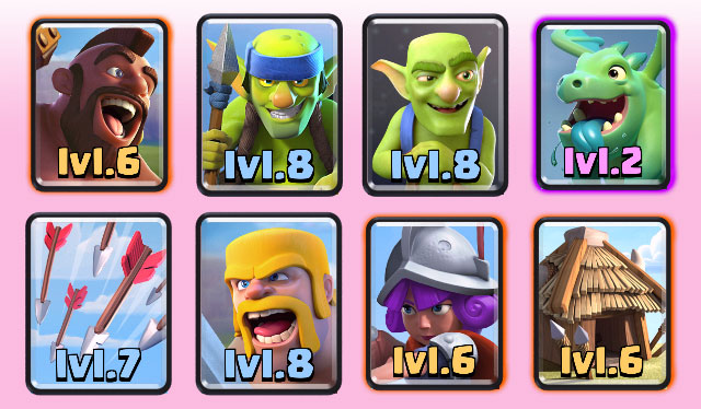 哪些年我们玩过的阵容，《皇室战争》6-8阶最强卡组大集合