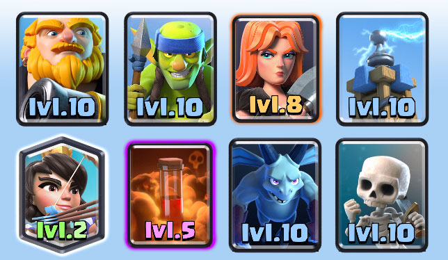 哪些年我们玩过的阵容，《皇室战争》6-8阶最强卡组大集合