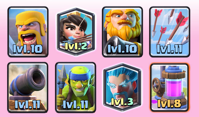 哪些年我们玩过的阵容，《皇室战争》6-8阶最强卡组大集合