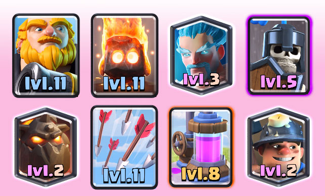 哪些年我们玩过的阵容，《皇室战争》6-8阶最强卡组大集合