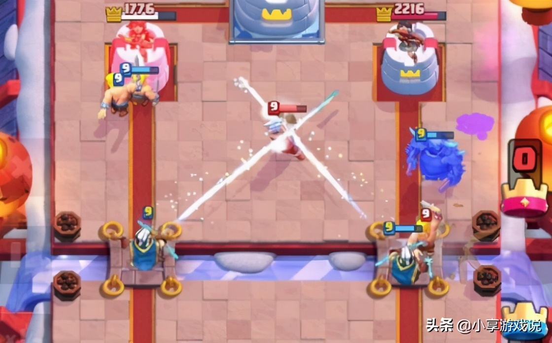 皇室战争：卡牌星级特效TOP5，火箭是公认第一，第五有点特殊