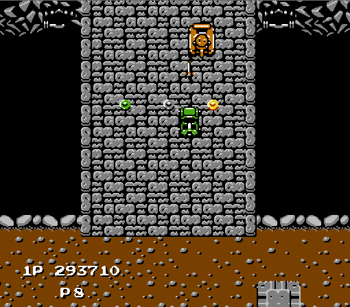 经典FC游戏《赤色要塞》深度回顾，过关把车开的飞起来才叫帅！