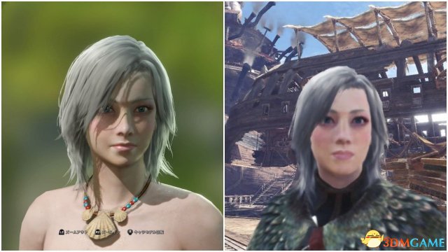 《怪物猎人:世界》捏脸对比 瞬间崩坏惨不忍睹