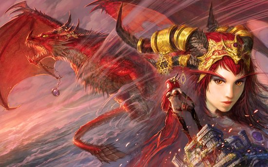 魔兽世界大人物——红龙女王：阿莱克斯塔萨