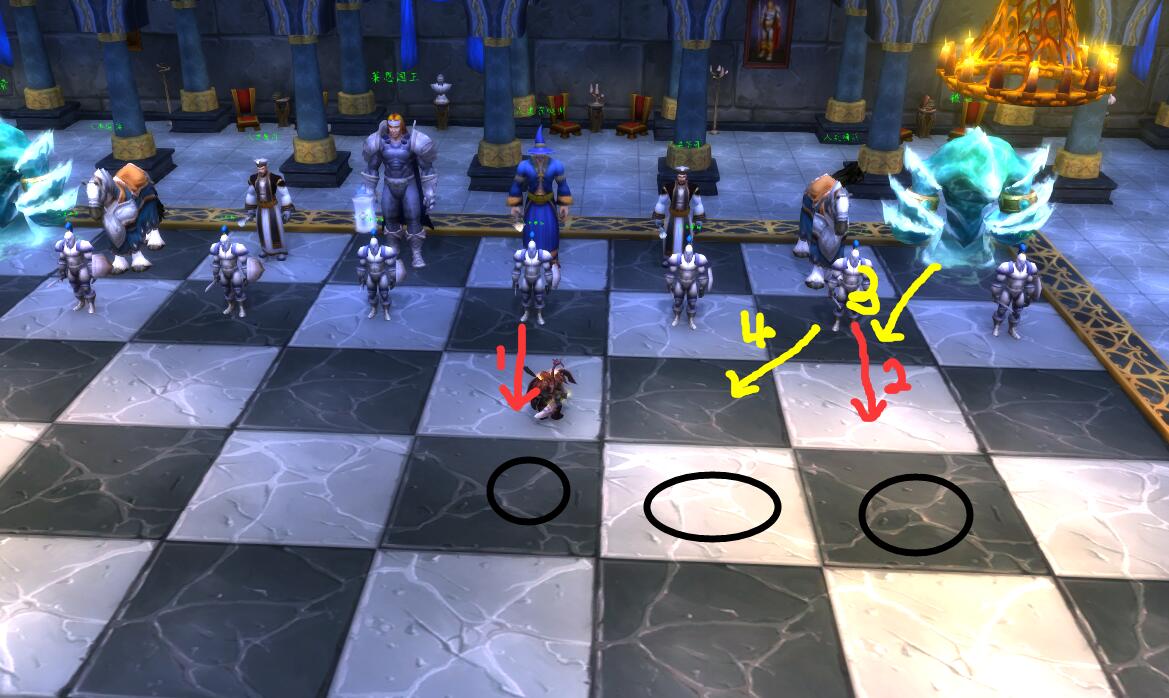 魔兽世界：卡拉赞全地图跑法 包括夜之魇不漏boss 国际象棋打法
