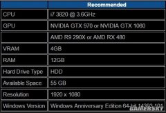 地平线3最低配置要求（