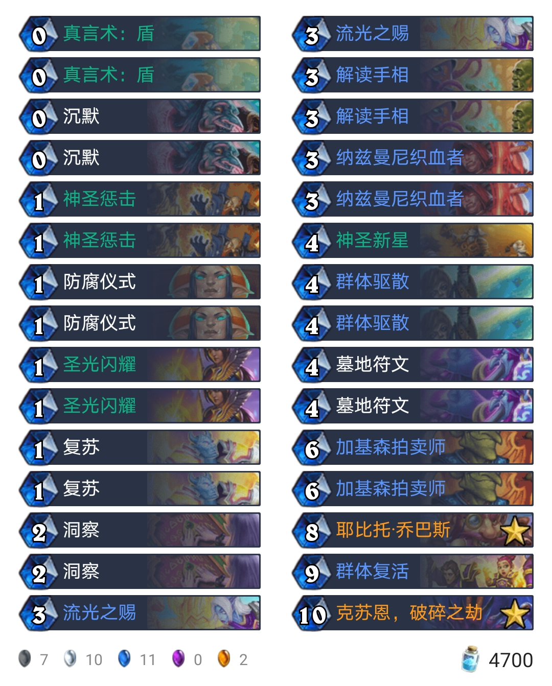 炉石传说:黑科技“奇迹牧”火了,教你用一个回合召唤克苏恩