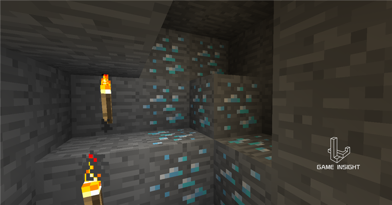 我的世界：遇到这些种子你们有福了！一个矿洞就挖到47+颗钻石！