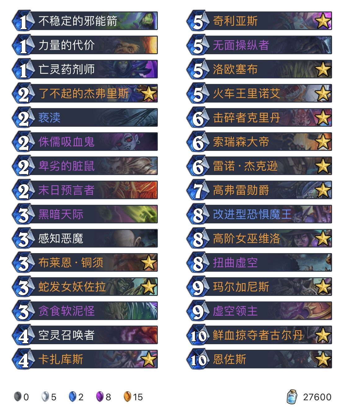 炉石狂野传说：强度与快乐并存，攻击与防守兼备——宇宙术